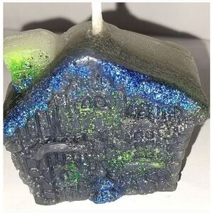 Hand crafted limited edition Gingerbread house candle